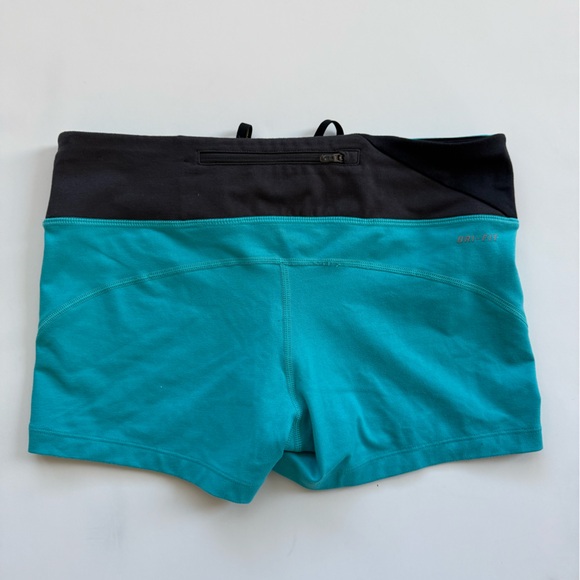 Nike Dri-FIT Teal Black Running Shorts Size M - Picture 5 of 6